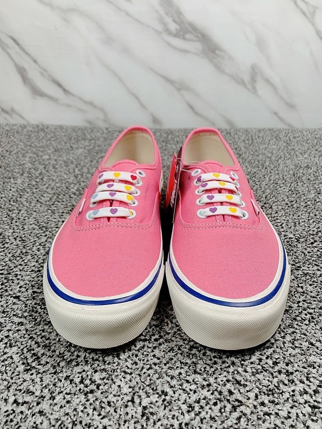 (정품/새상퓸) 반스 남성 핑크 어센틱 스니커즈 상품이미지2