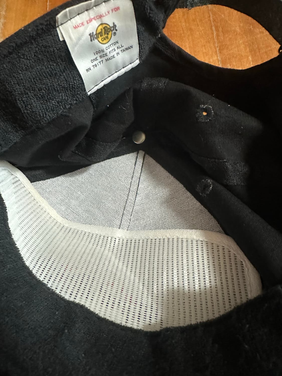 90s OG HardRock ATLANT logo 5패널 캡 상품이미지2