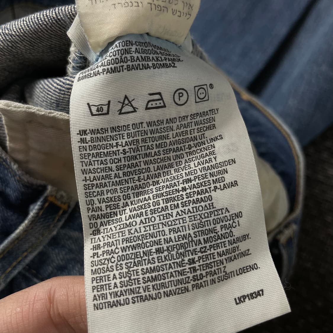 (30) 리바이스 501 버튼플라이 워싱 데님 팬츠 상품이미지5