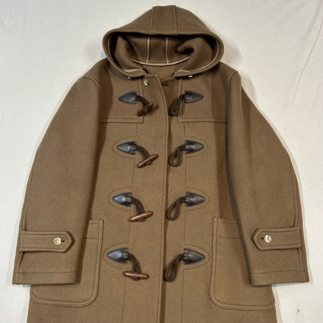 M) 반 잭 VAN JAC 클래식 우드 토글 더플 코트 상품이미지2