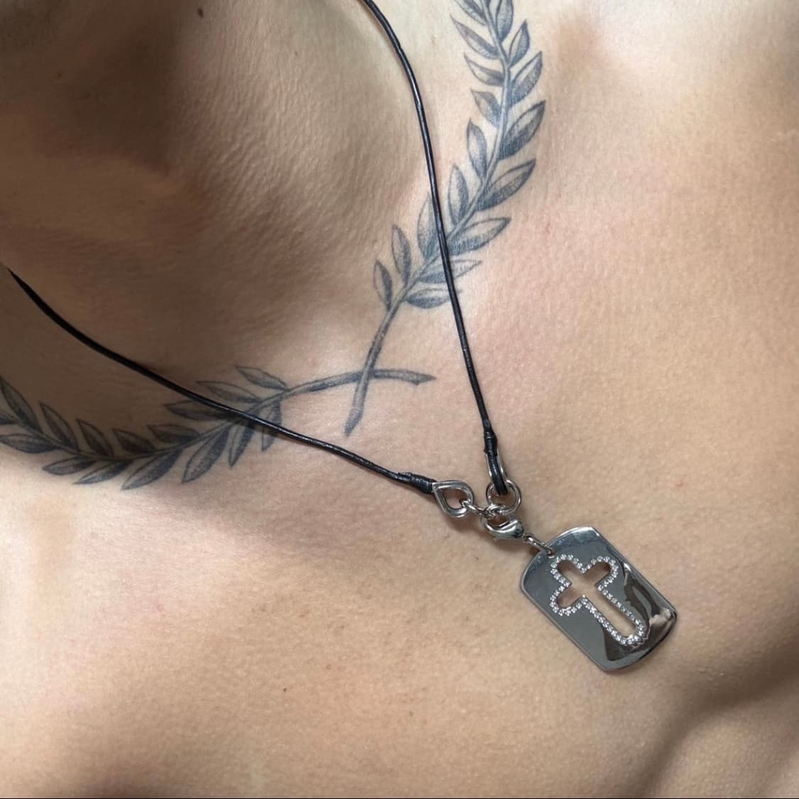 돌체앤가바나 실버 큐빅 도그택 상품이미지2