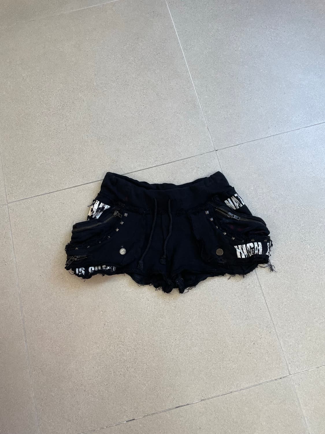 펑크 카고 숏츠 상품이미지1
