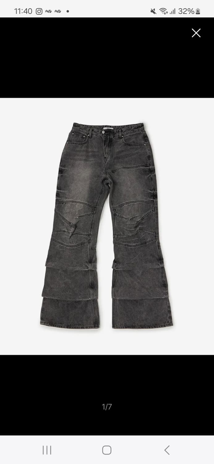 ETCE 스태킹 플레어 데님 팬츠 구합니다 상품이미지1