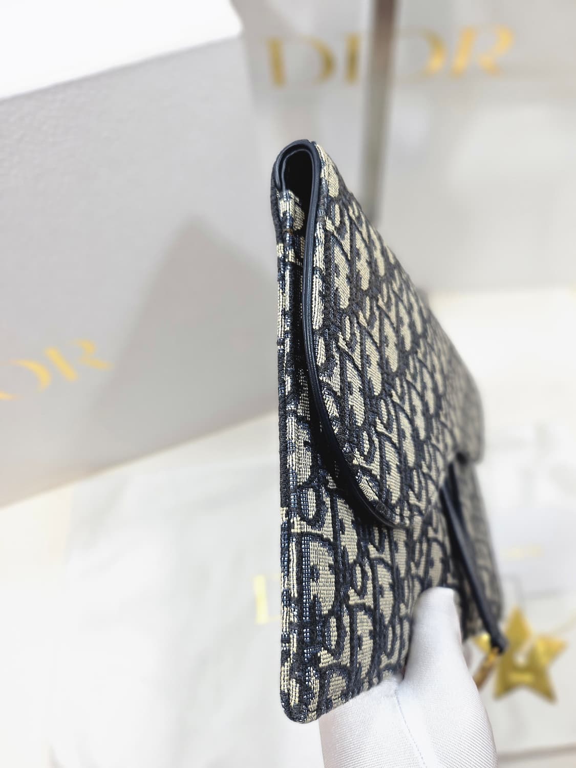 디올 오블리크 새들 파우치 클러치 상품이미지5