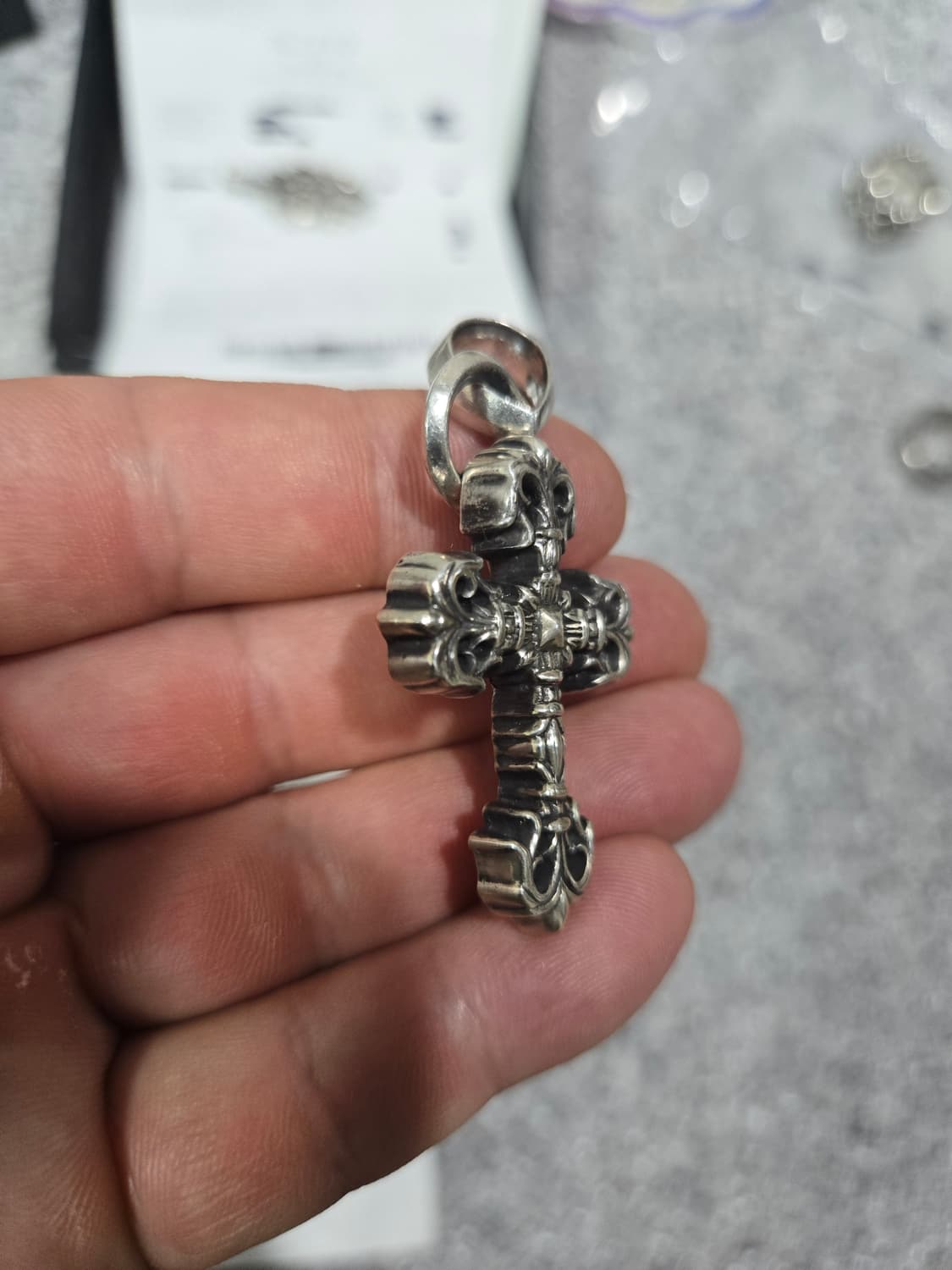 크롬하츠 필리그리 위드베일 펜던트 상품이미지4