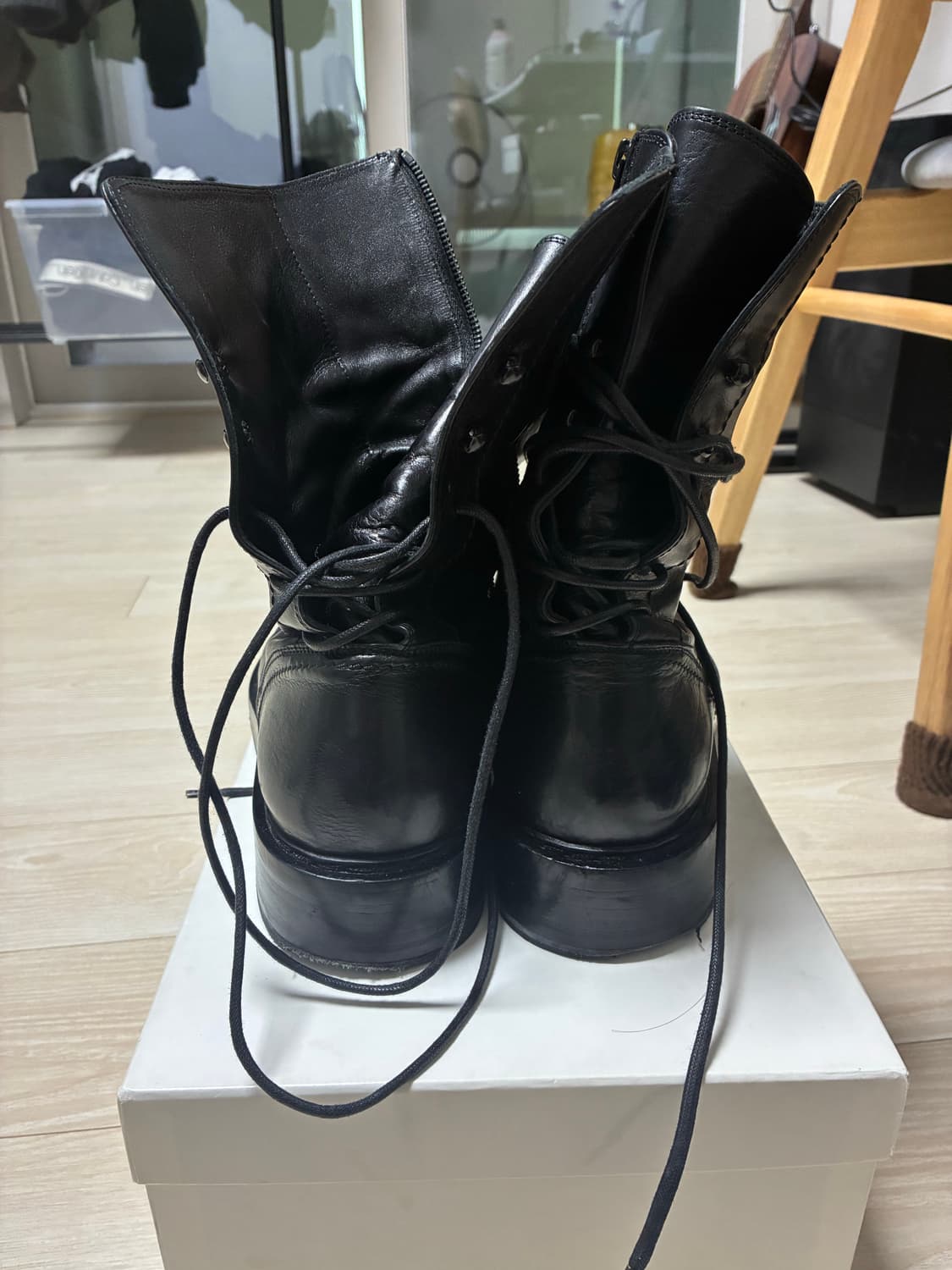 앤드뮐미스터 백레이스 부츠 44 상품이미지2