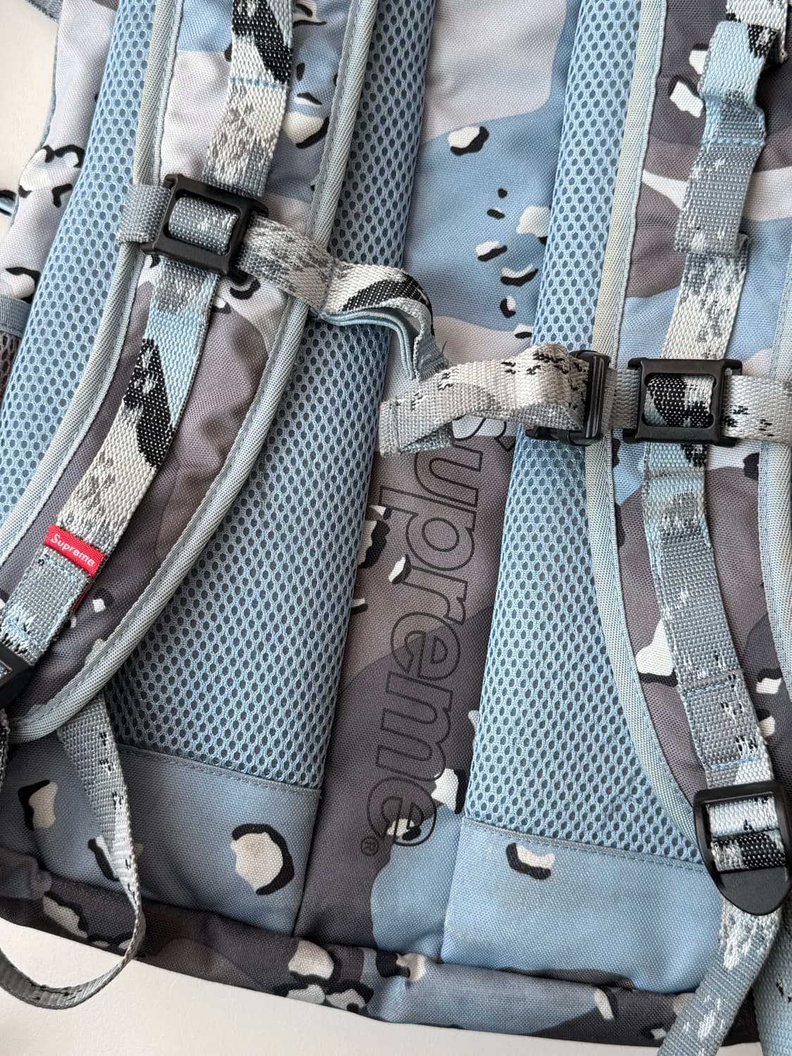 20ss 슈프림 블루 카모 백팩 상품이미지4