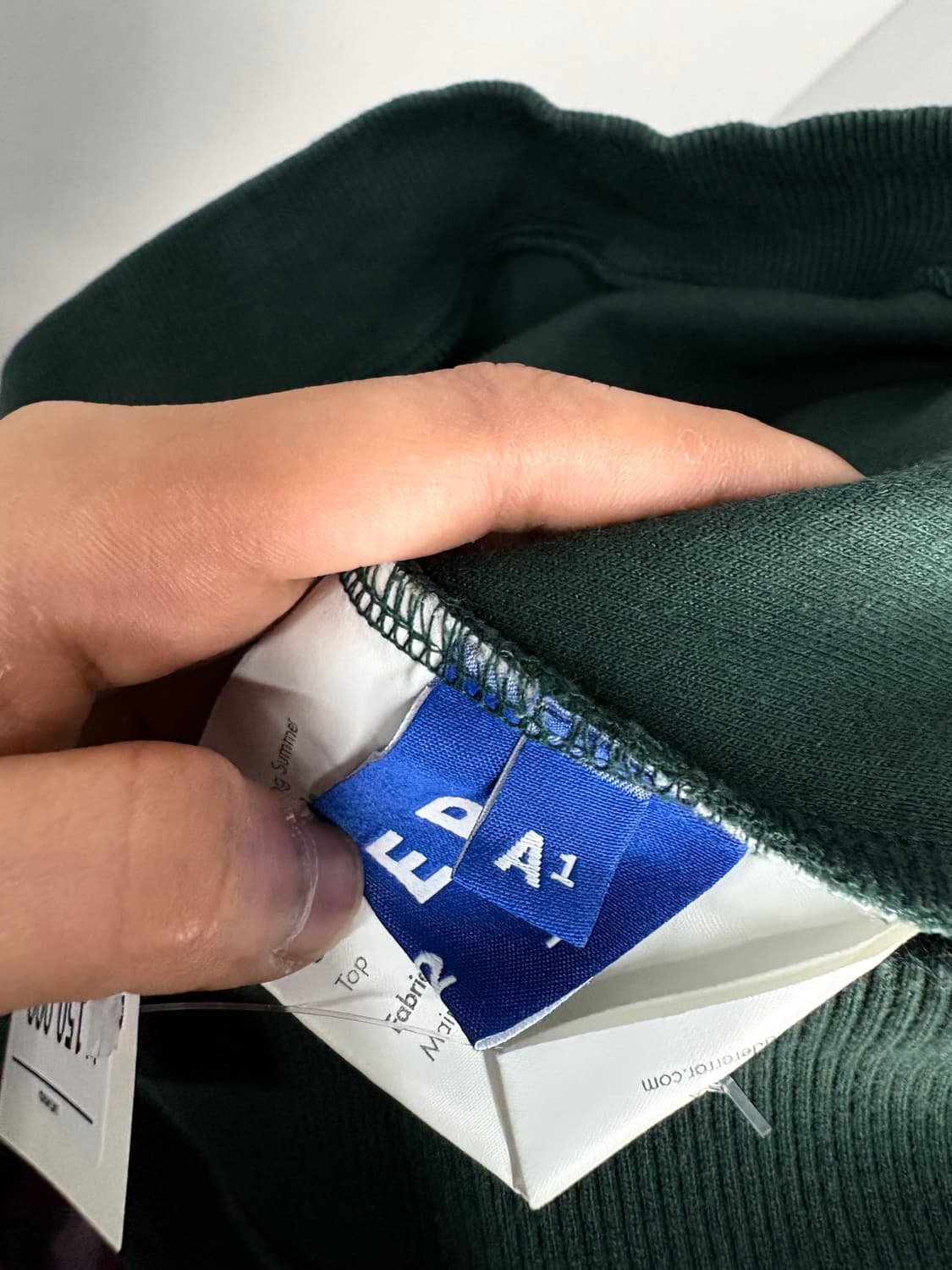 아더에러 다크그린 멀티 패치로고 베이더 스웻셔츠 A3701 상품이미지7