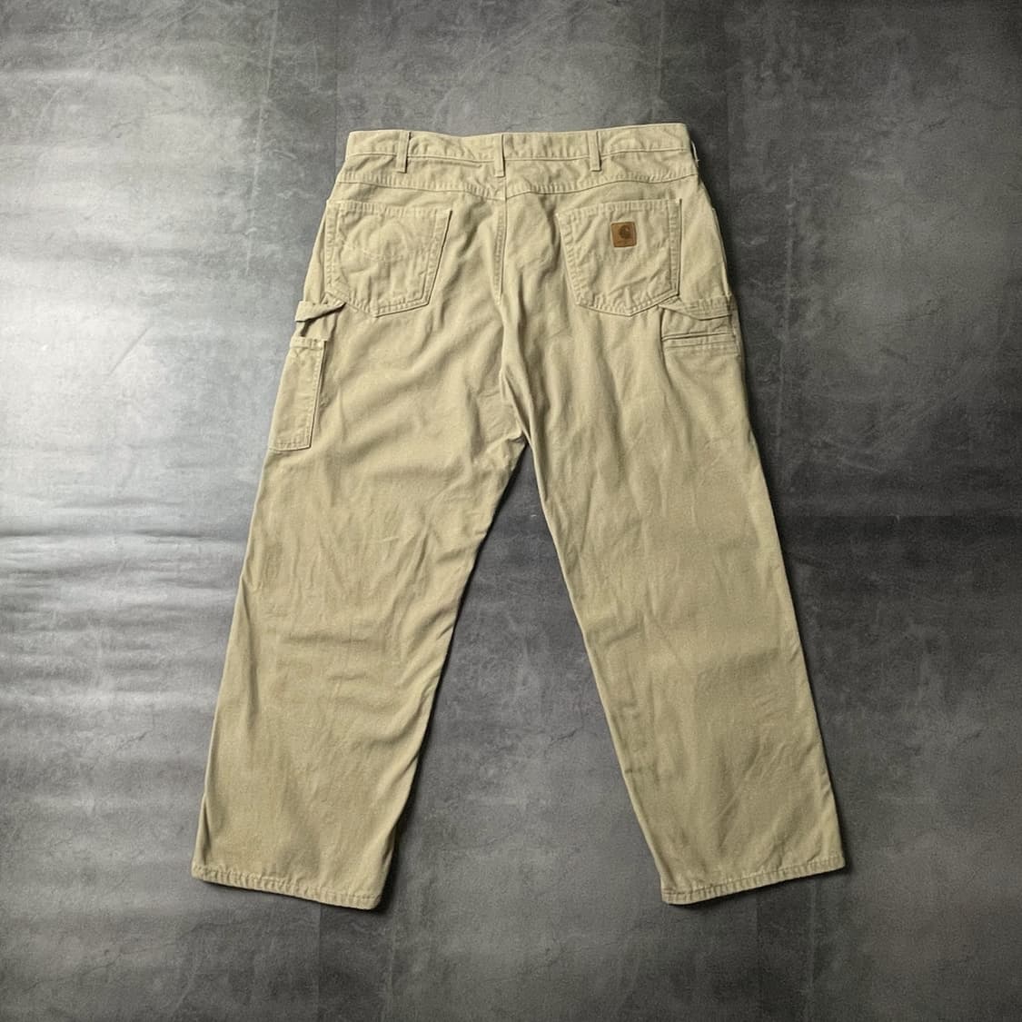 CARHARTT 칼하트 빈티지 베이지 싱글니 워크팬츠 상품이미지5