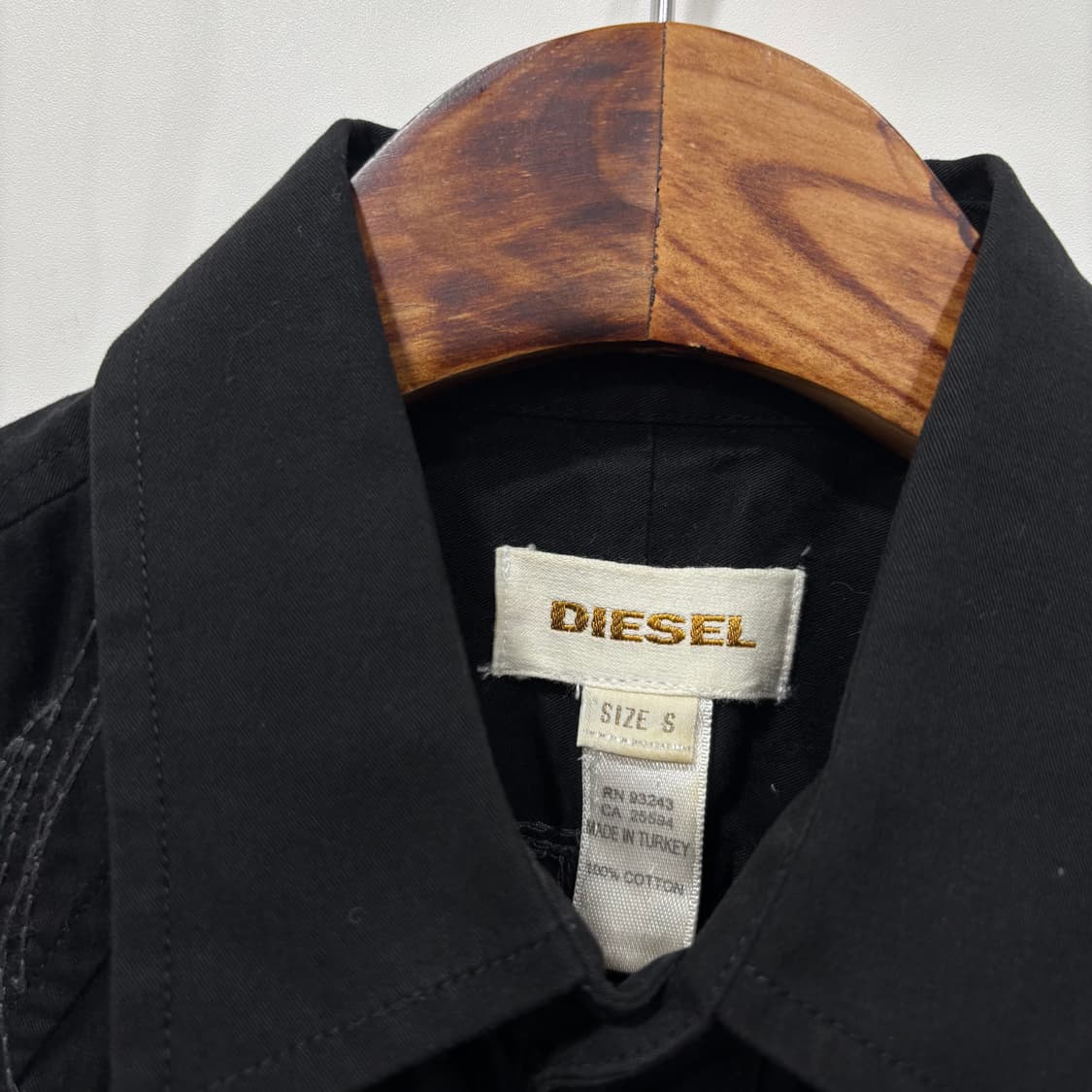 DIESEL 스컬 웨스턴 슬림핏 셔츠 상품이미지6