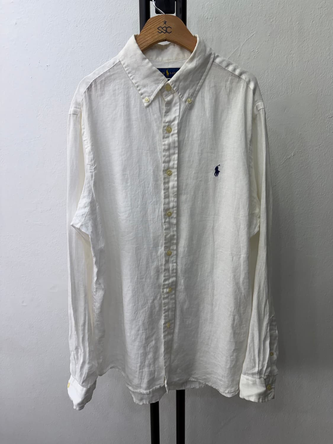 정품) 폴로랄프로렌 신형 남성 린넨 셔츠 L 상품이미지1