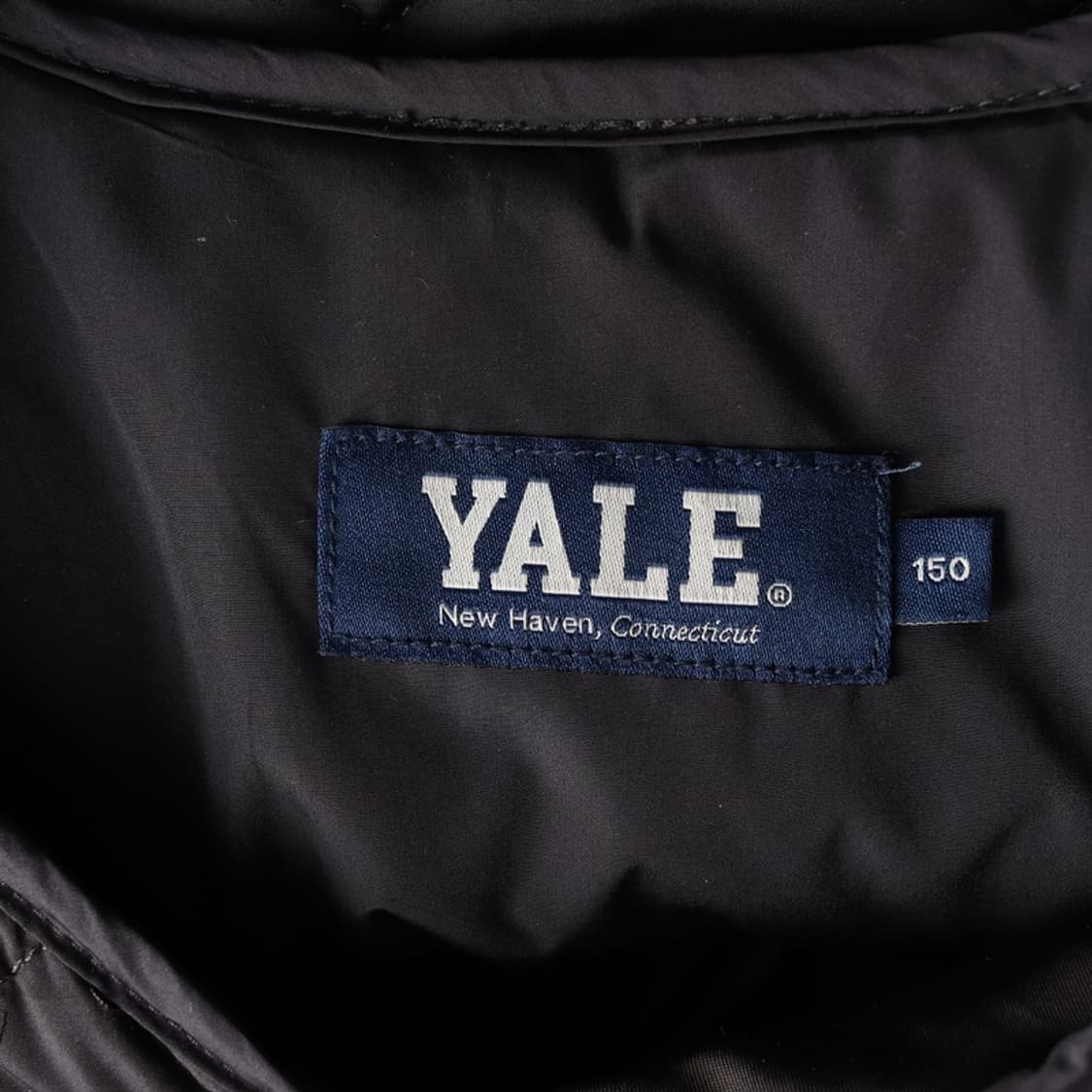 YALE 네이비 퀼팅 라운드 자켓 150 상품이미지5