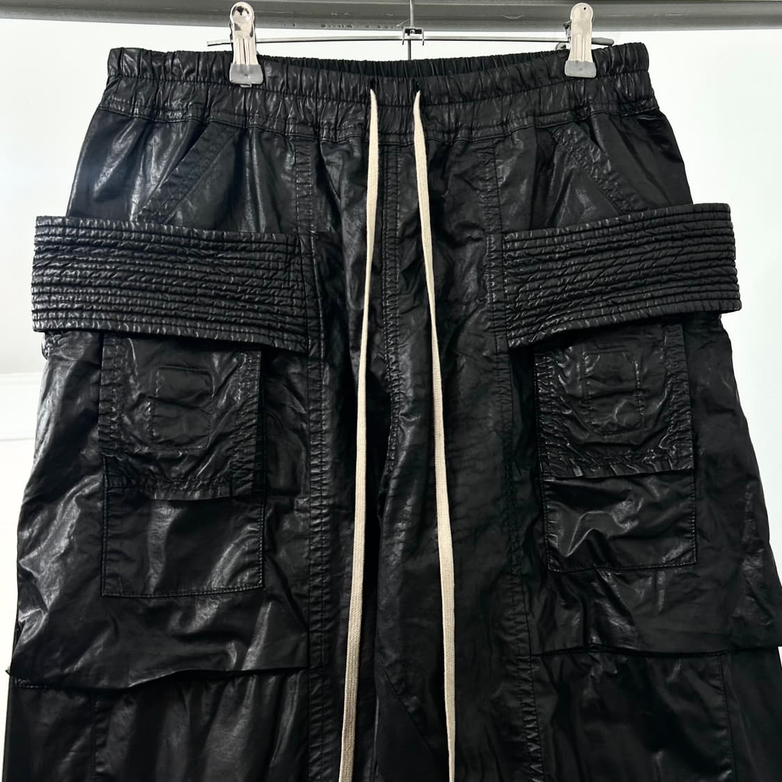 릭오웬스 코팅 태권도 카고 팬츠 상품이미지6