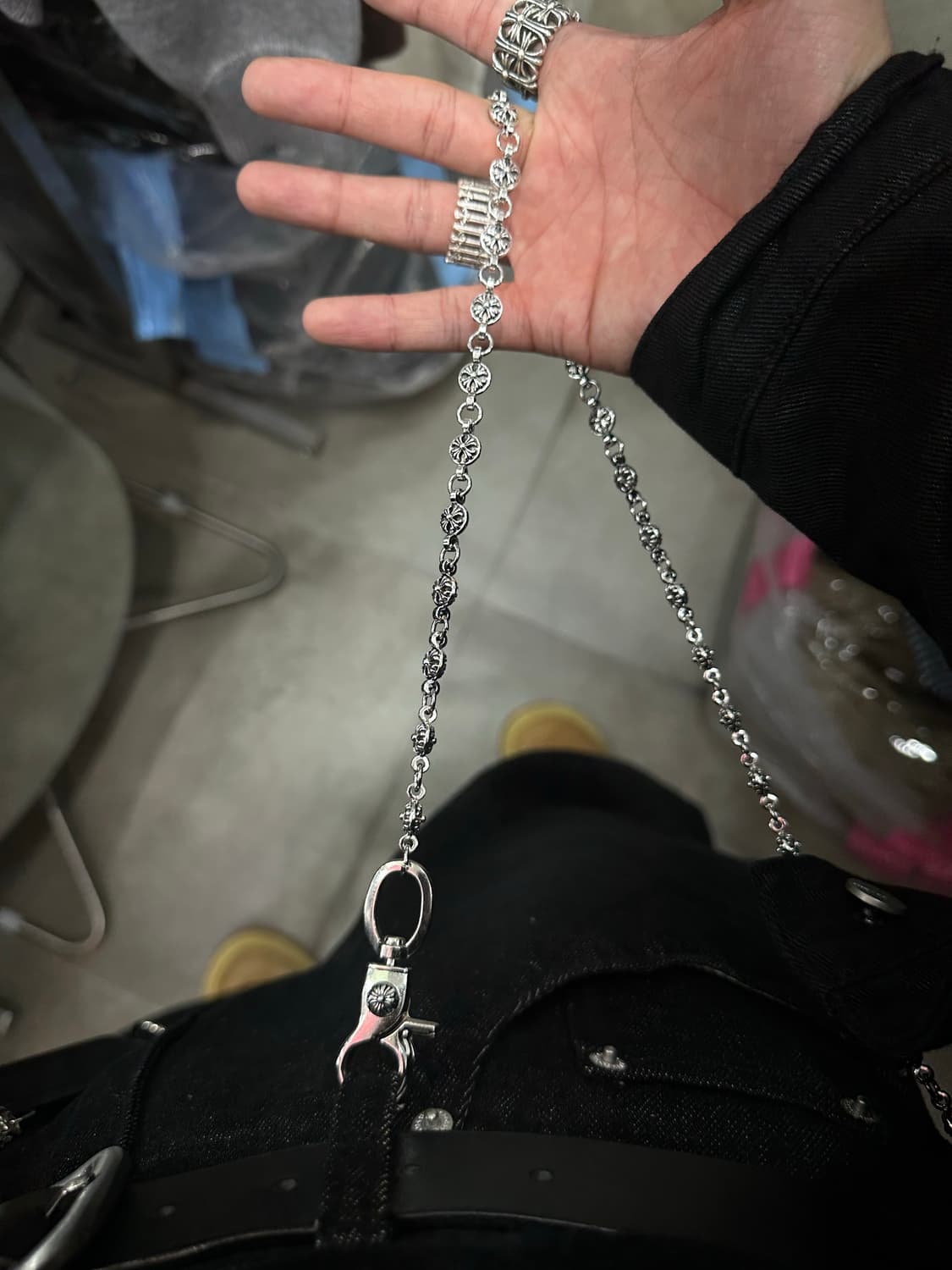 Cross circle - 십자서클 바지체인 상품이미지6