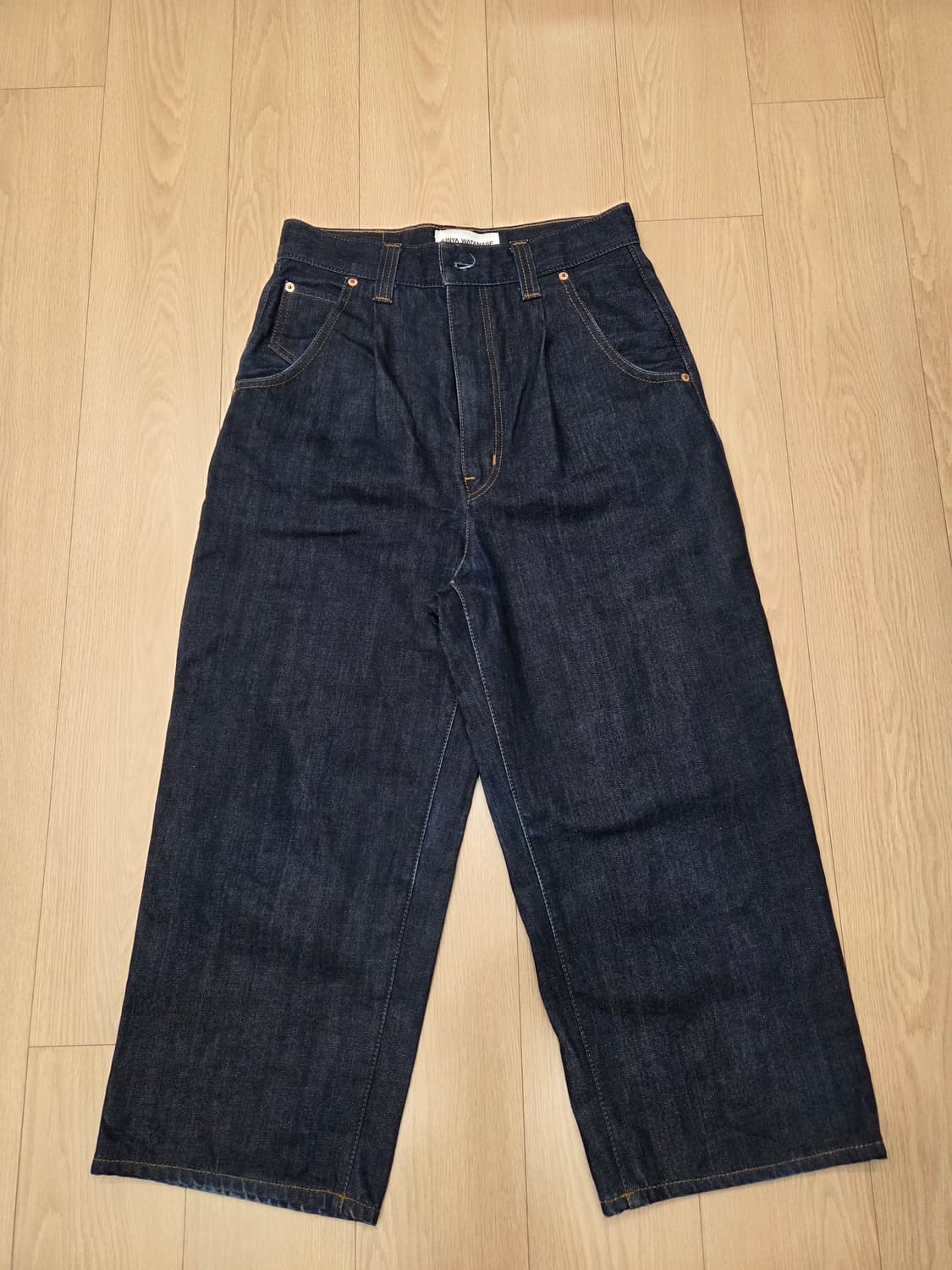 크롭 데님 상품이미지1