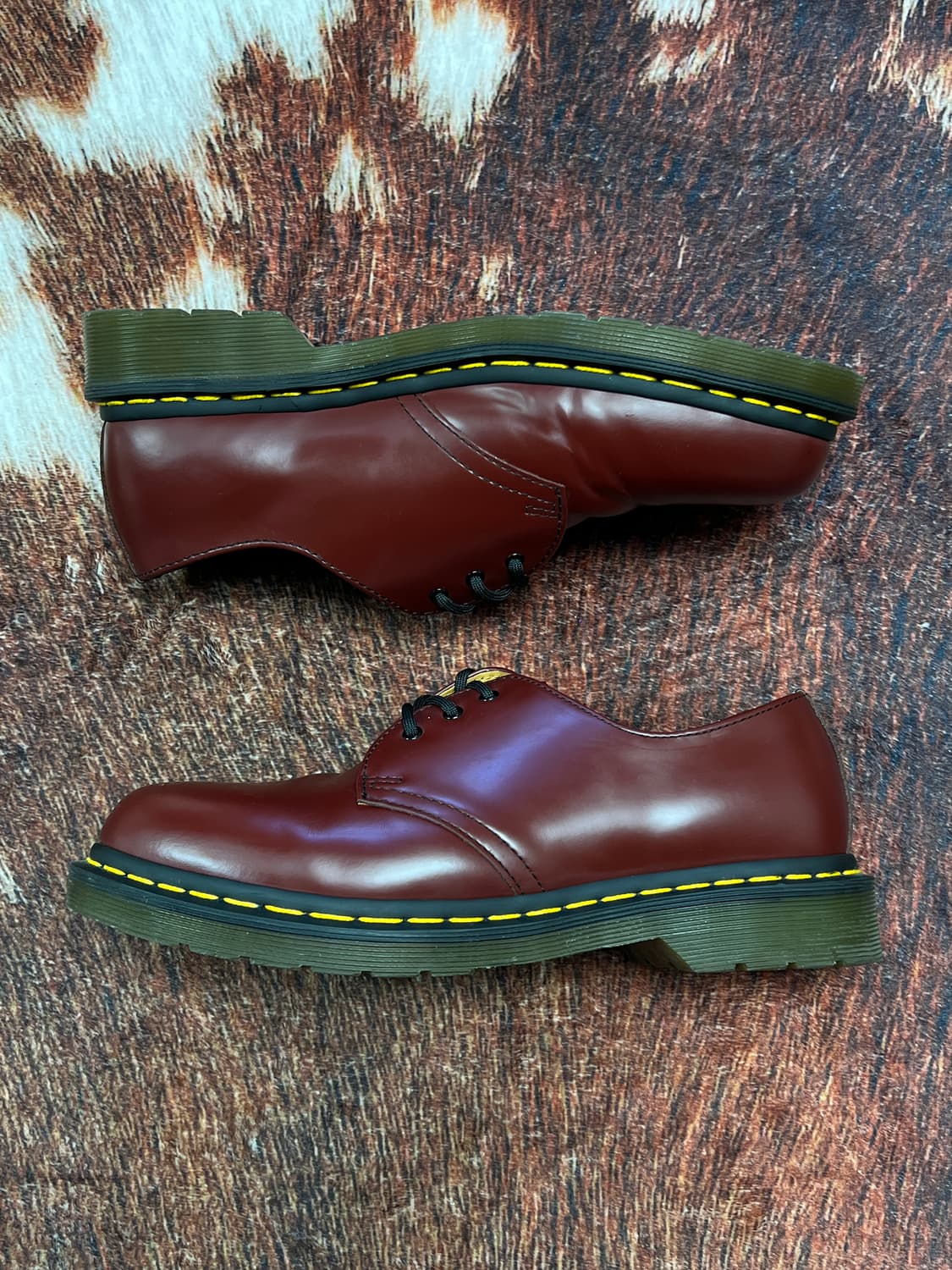 [250] 닥터마틴 1461 3홀 로퍼 스무스 체리레드 상품이미지2