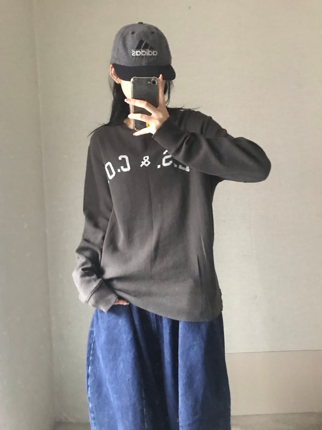 리바이스 브라운 와플 롱슬리브 상품이미지5