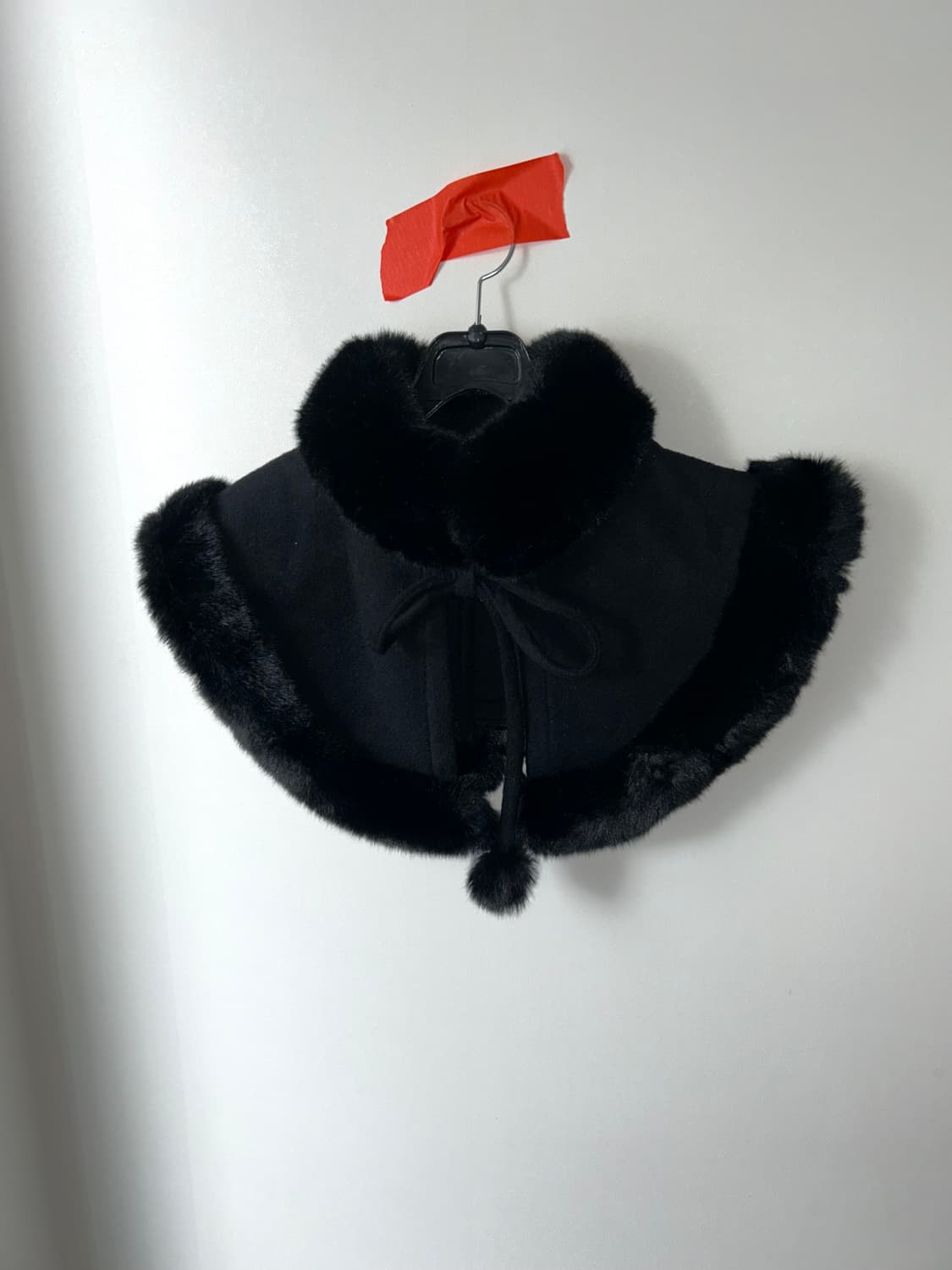 퍼 트리밍 넥 케이프 넥워머 상품이미지3