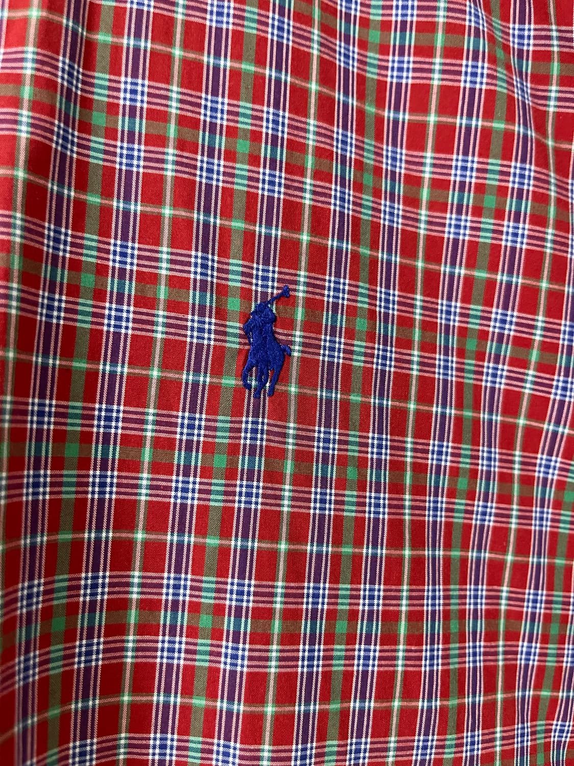 폴로 체크 셔츠 반팔 상품이미지5