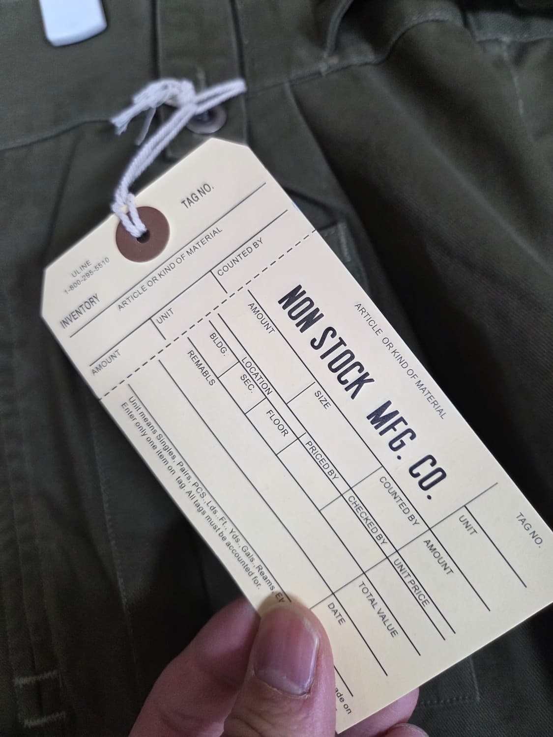 논스탁 1943 영국군 구르카 코튼 팬츠 대략 29 30  상품이미지3