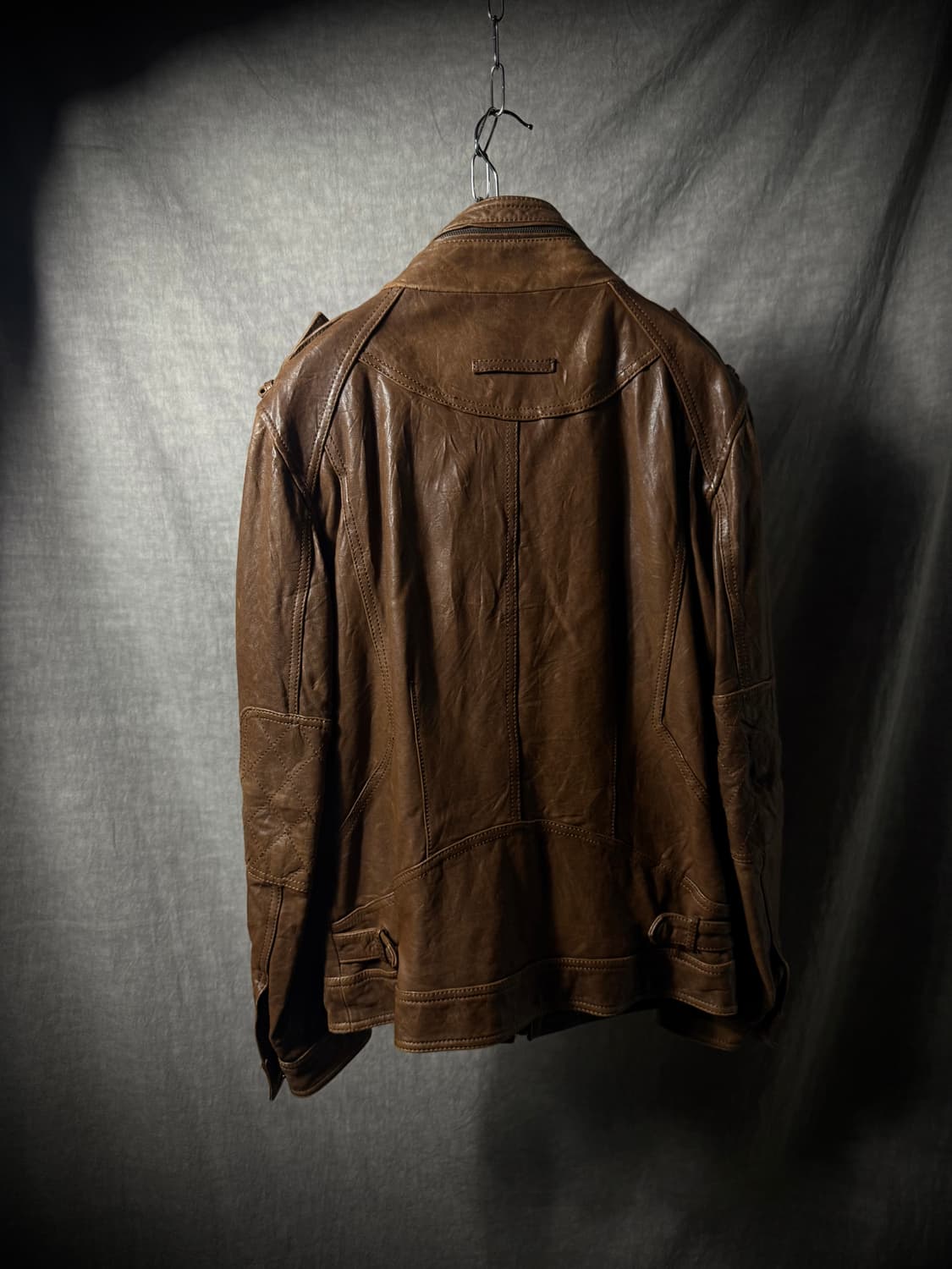 Lamb Leather Military Jacket  상품이미지4