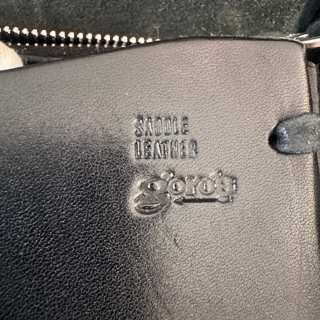 고로스 새들백, 콘초 커스텀 블랙 컬러 상품이미지4