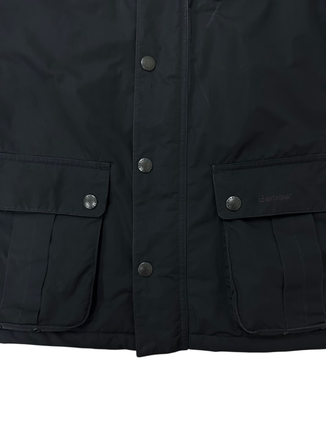 바버 고어텍스 누빔자켓 블랙네이비 (M) 상품이미지5
