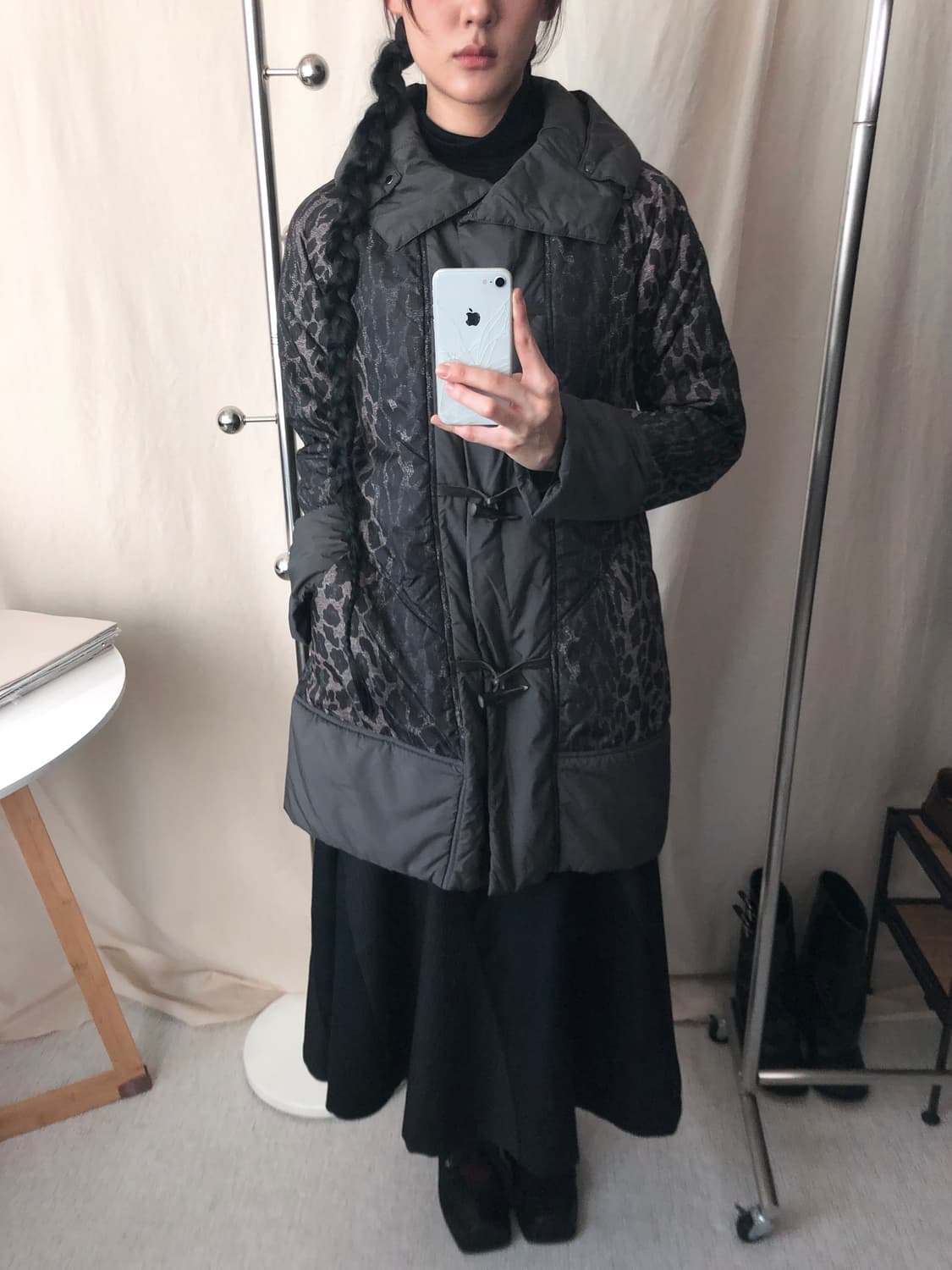Trunk Hiroko Koshino 레오파드 퀼팅자켓 상품이미지2