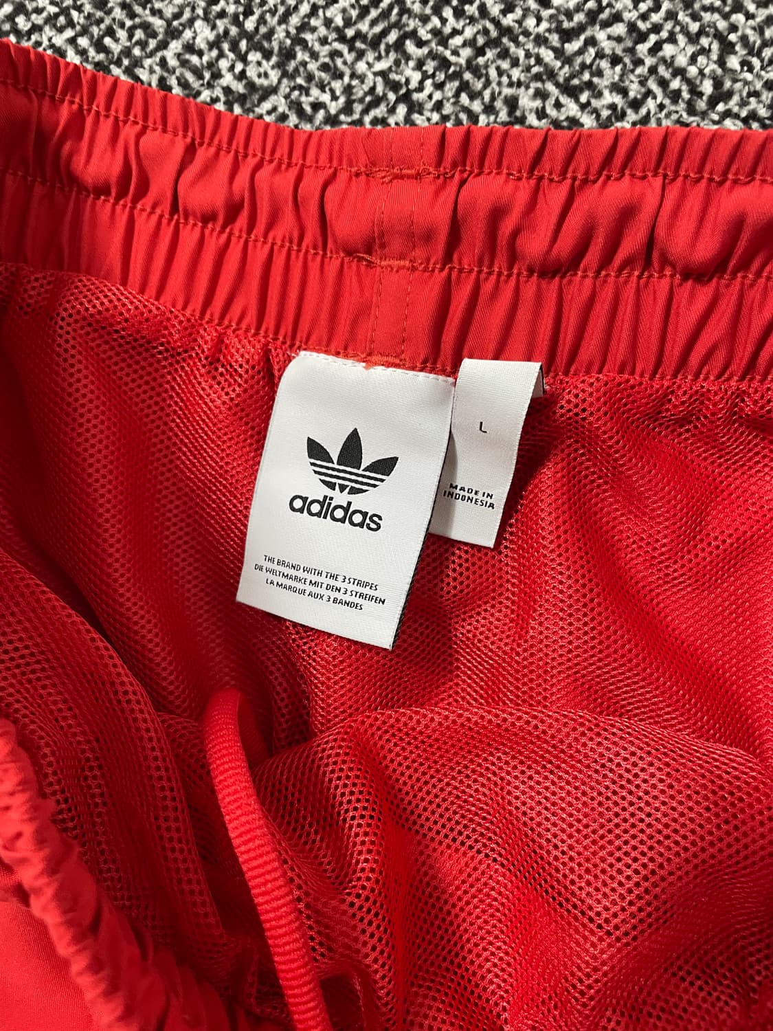 빈티지9. 아디다스 스프린터 레드 삼선 5부 숏팬츠 트레이닝 상품이미지3