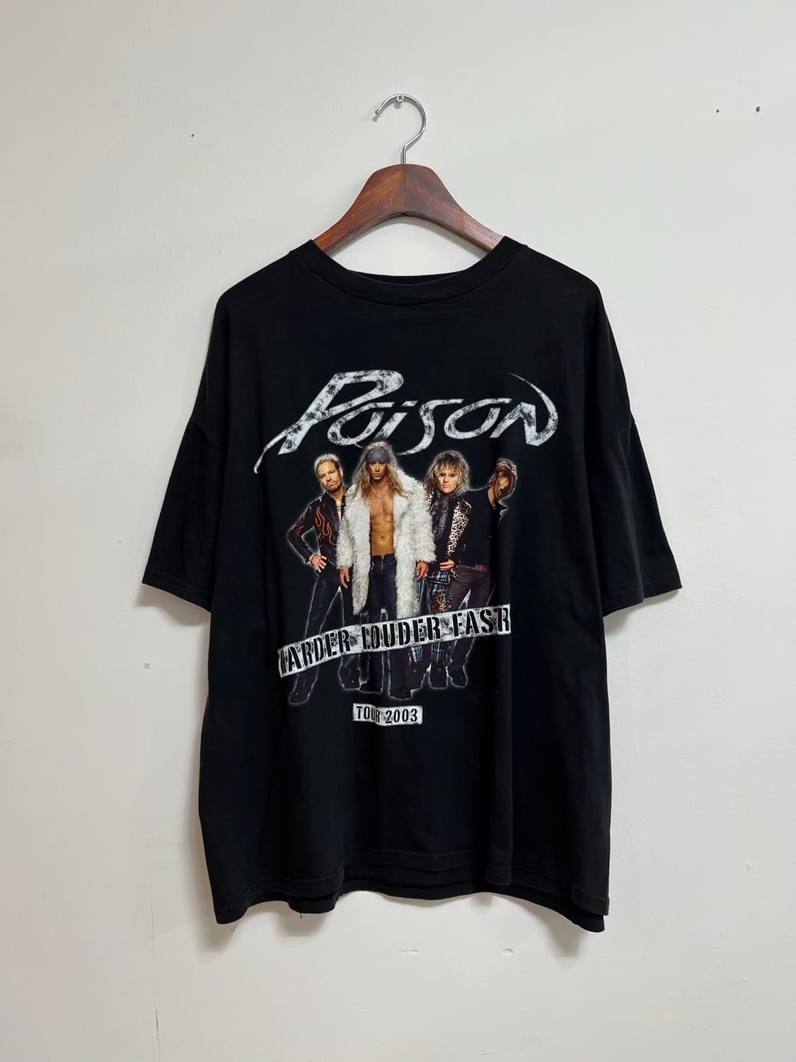 빈티지 Poison 2003 투어 반팔 티셔츠 상품이미지1