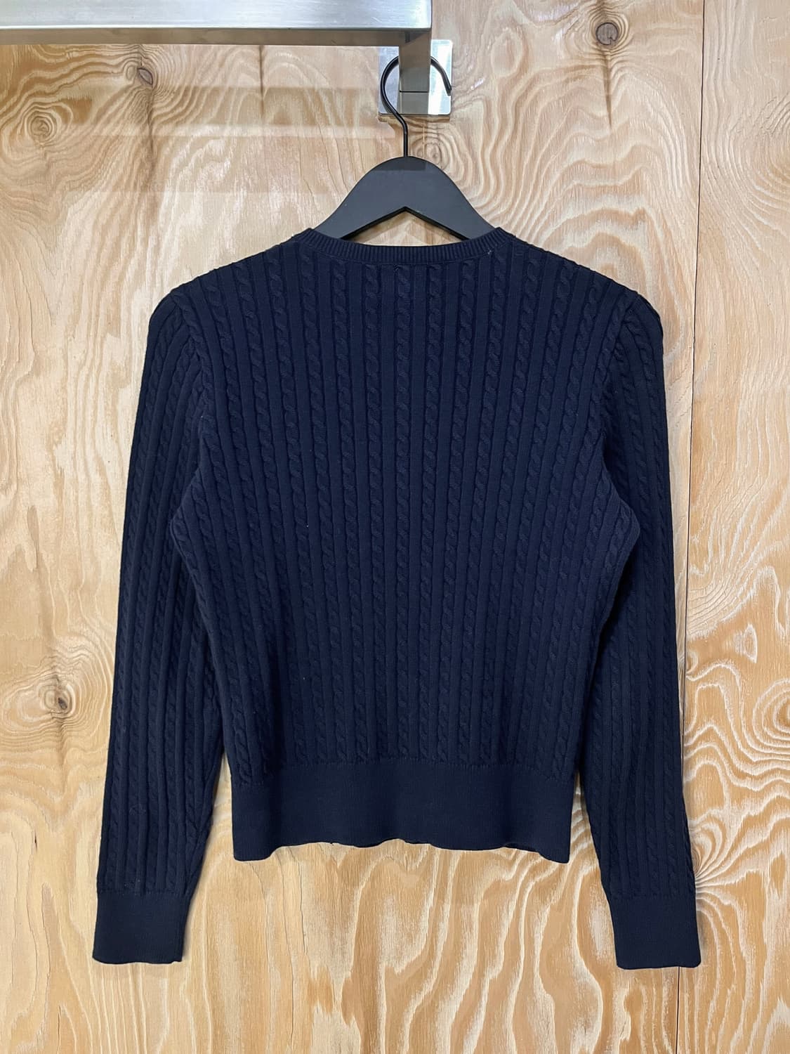 폴로 랄프 로렌 QR 라벨 케이블 가디건 상품이미지3