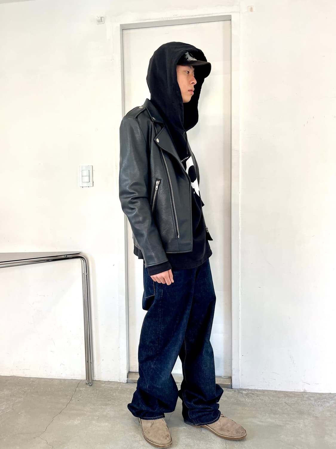 Rider Type Leather Jacket 상품이미지4