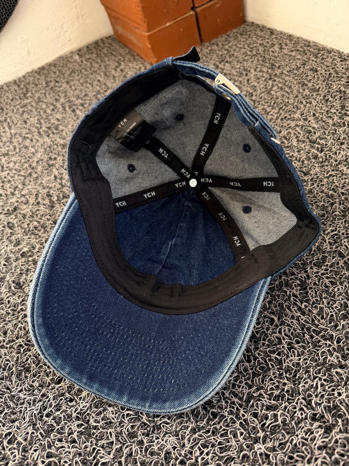 YCH 자수 데님 베이스볼 캡 상품이미지6
