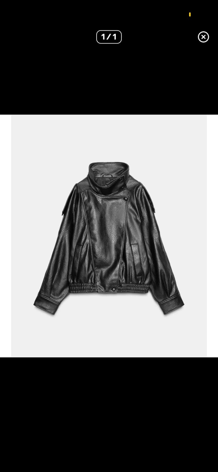자라 페이크레더 자켓 상품이미지1