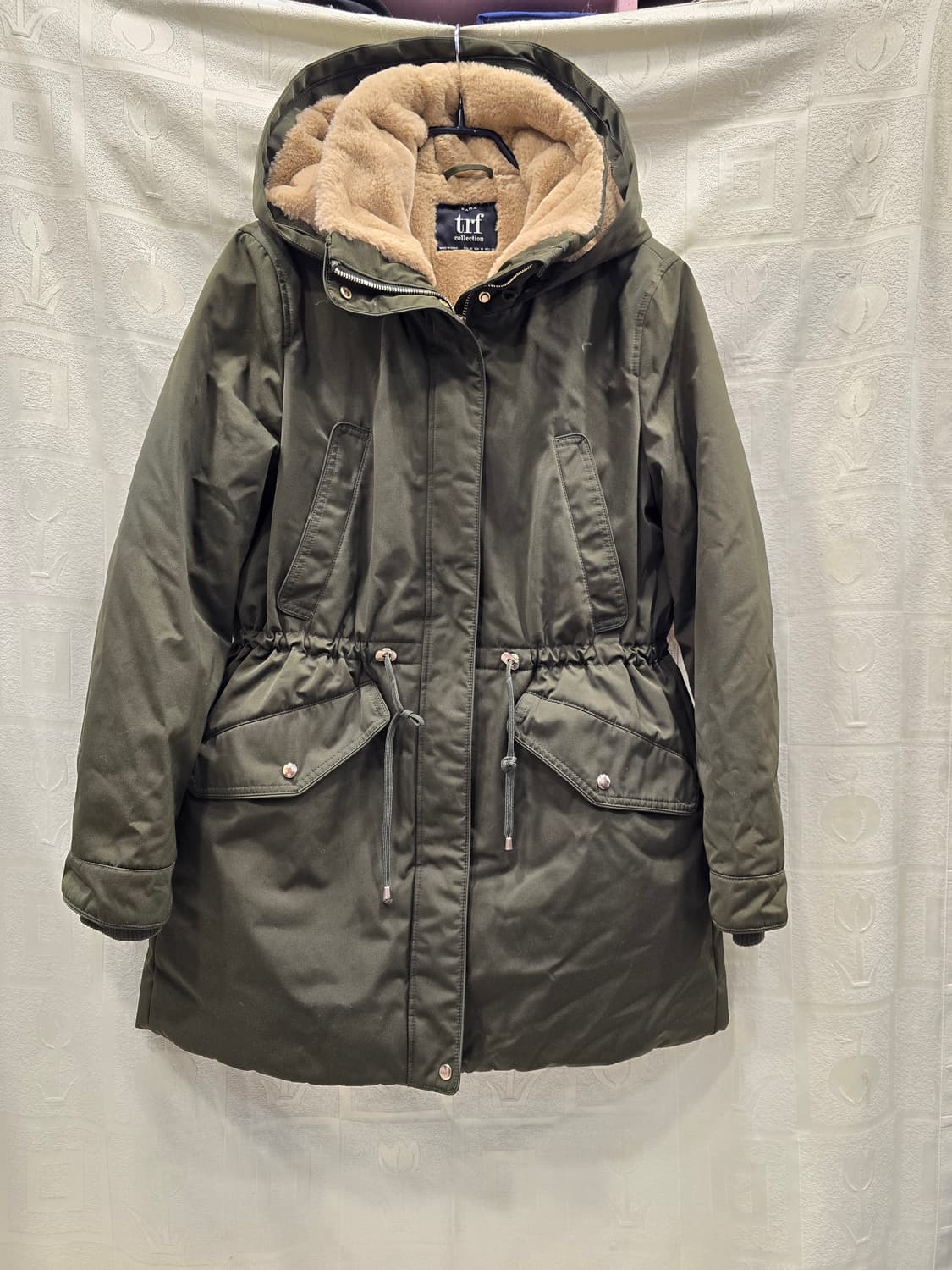 자라 ZARA trf 카키 겨울 야상 M (66) 상품이미지1