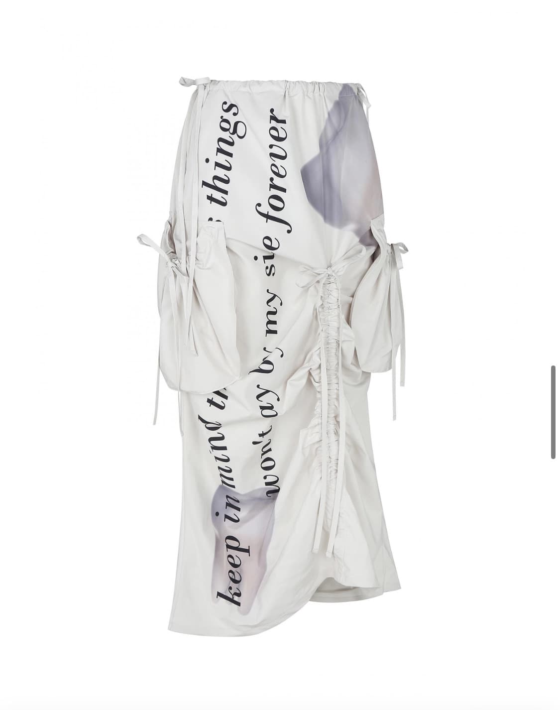 Kater 카터 로우라이즈 셔링스커트 베이지 상품이미지3