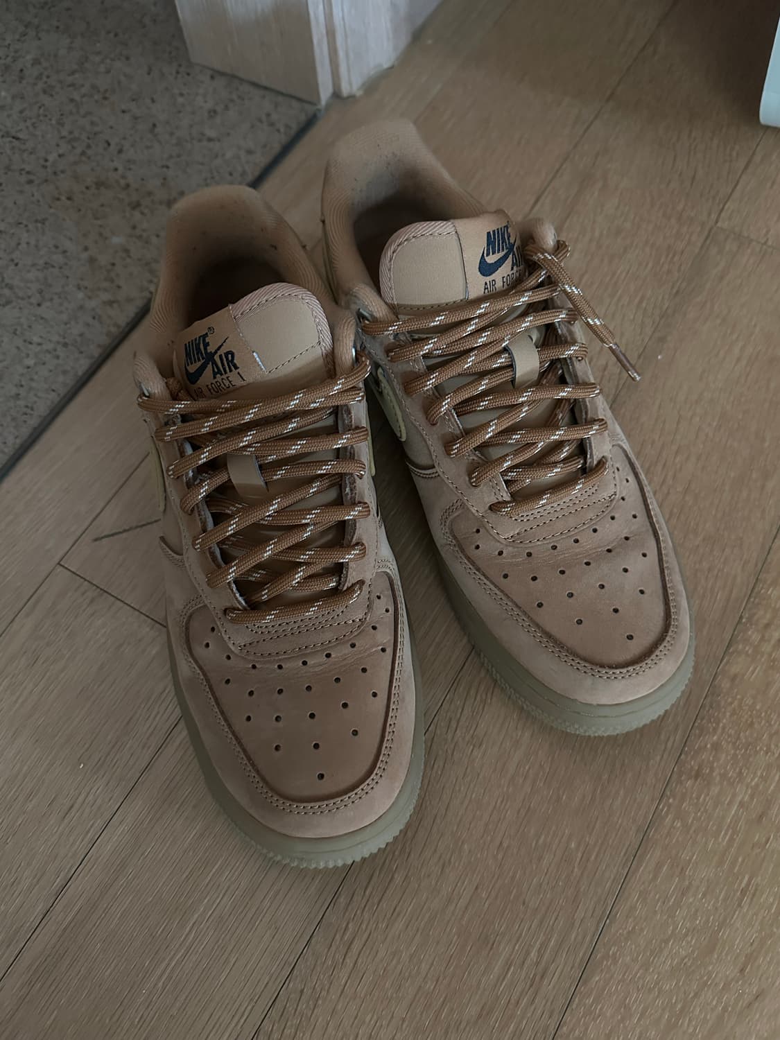 (W) 나이키 에어포스 1 '07 WB 플랙스 위트 240 된장포스 상품이미지2