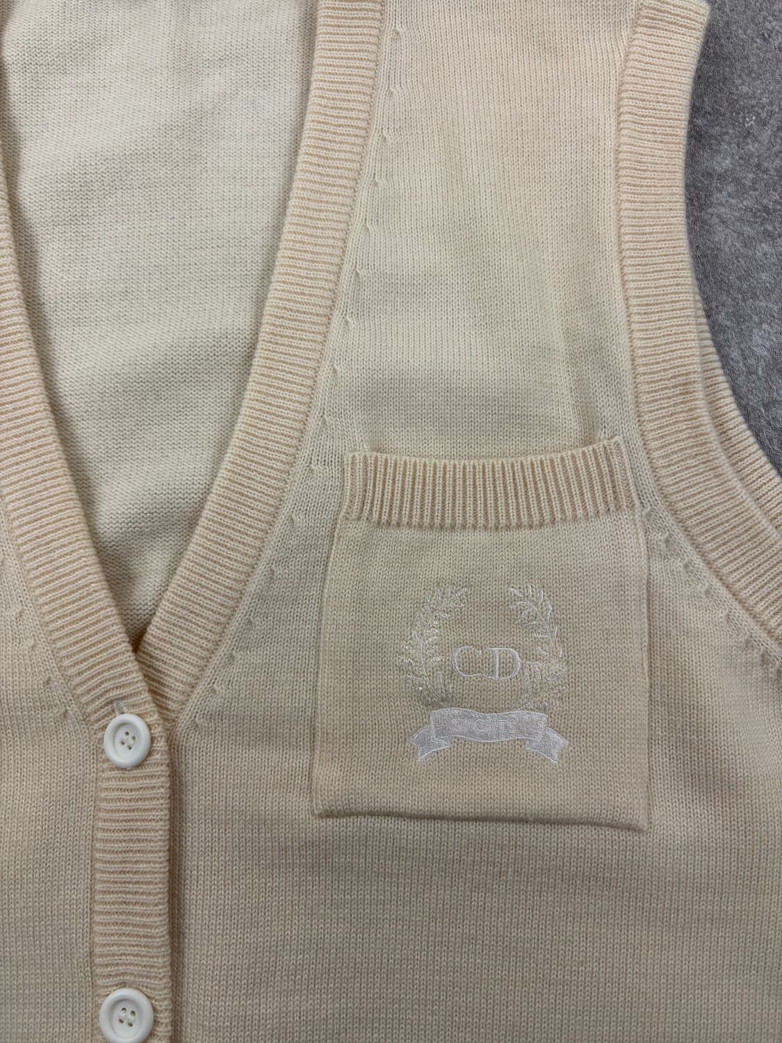 90's Christian Dior Knit Vest    상품이미지2