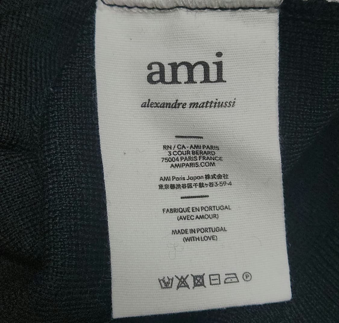 (정품) 아미 울 블랙 니트(S) 상품이미지5