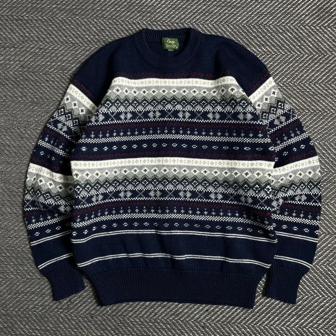 90s Guy 올드스쿨 노르딕 패턴 니트 스웨터y 4798 상품이미지2