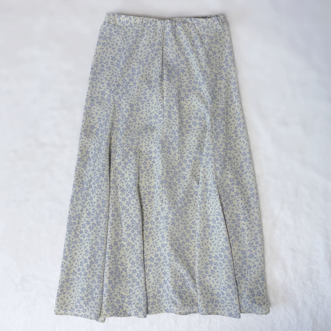 adam et rope 모리걸 하구미 스즈코 플라워 핀턱 롱스커트 상품이미지1