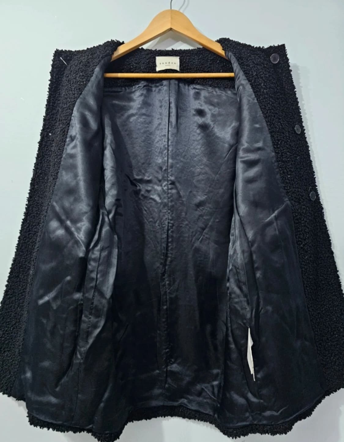 Sandro 산드로 파리 뽀글이 떡볶이 코트 ~44반 상품이미지5