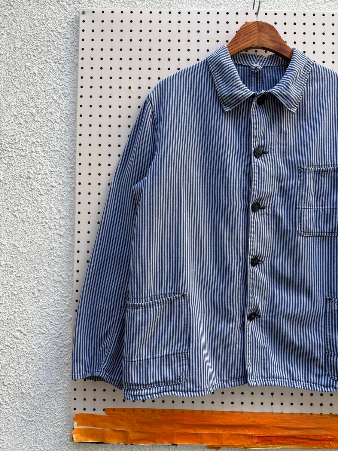 OLD EURO FISHERMAN STRIPE WORK 피셔맨 워크자켓 상품이미지5