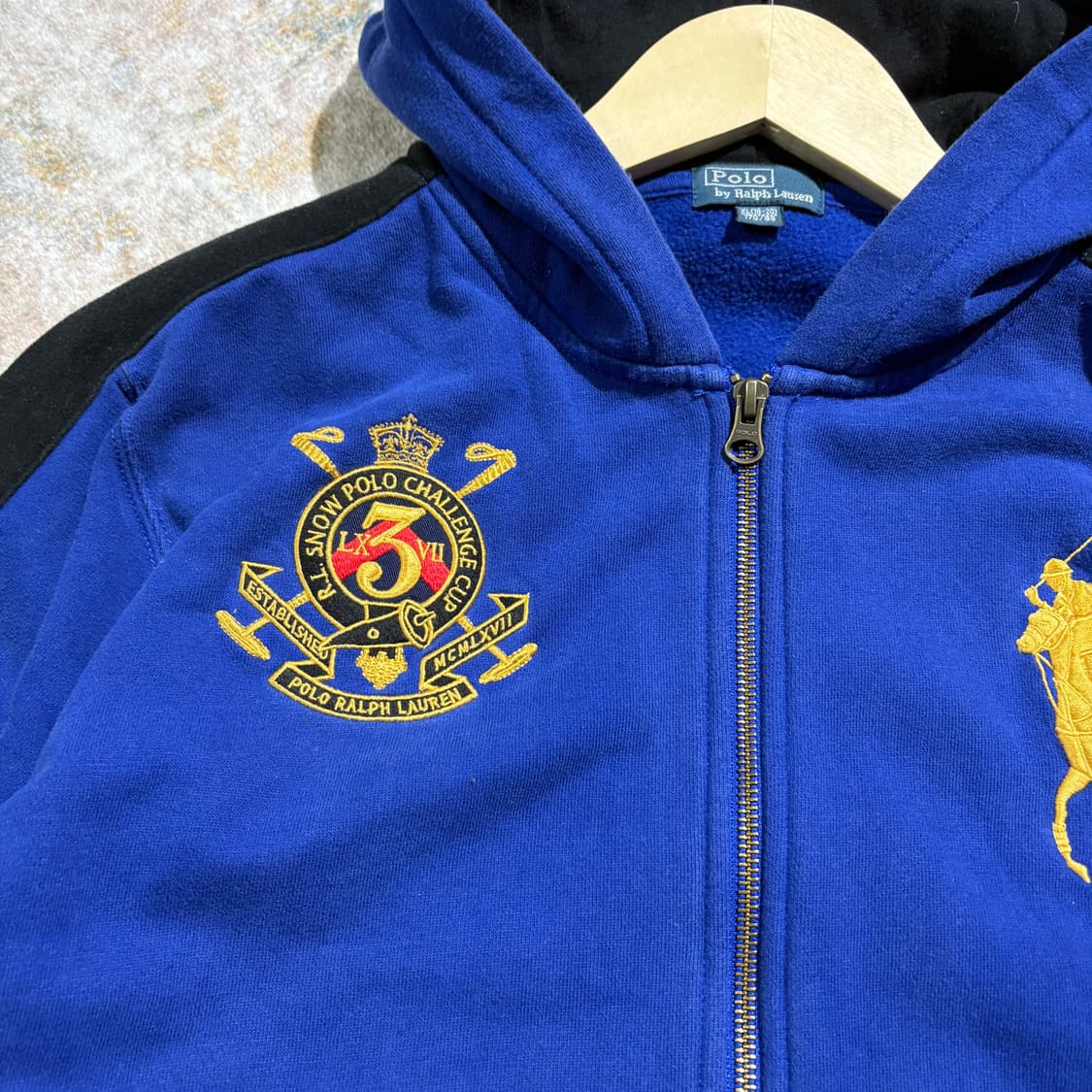 폴로 빈티지 골드포니 빈티지 후드집업 상품이미지4