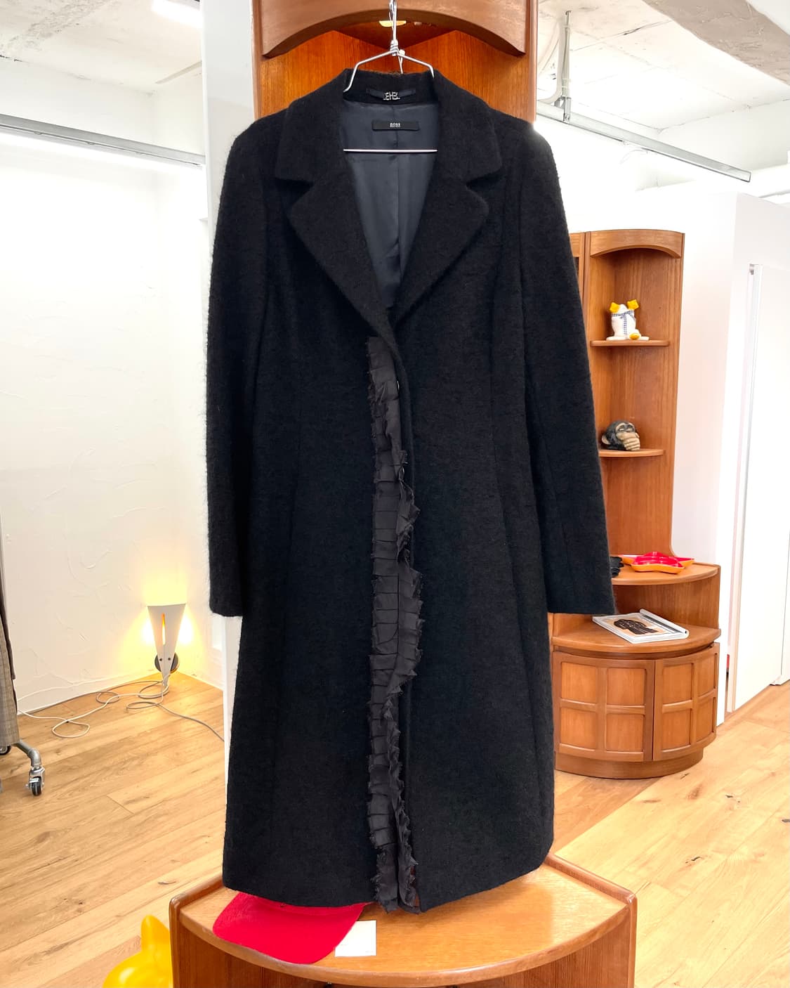 [38] 휴고보스 러플 울 코트 상품이미지7