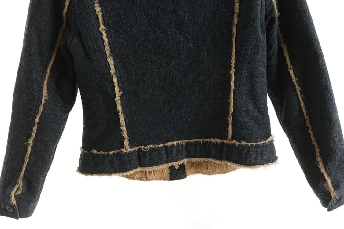 퍼 데님자켓 청자켓 퍼자켓 y2k 와투케 펑크 punk 갸루 상품이미지6