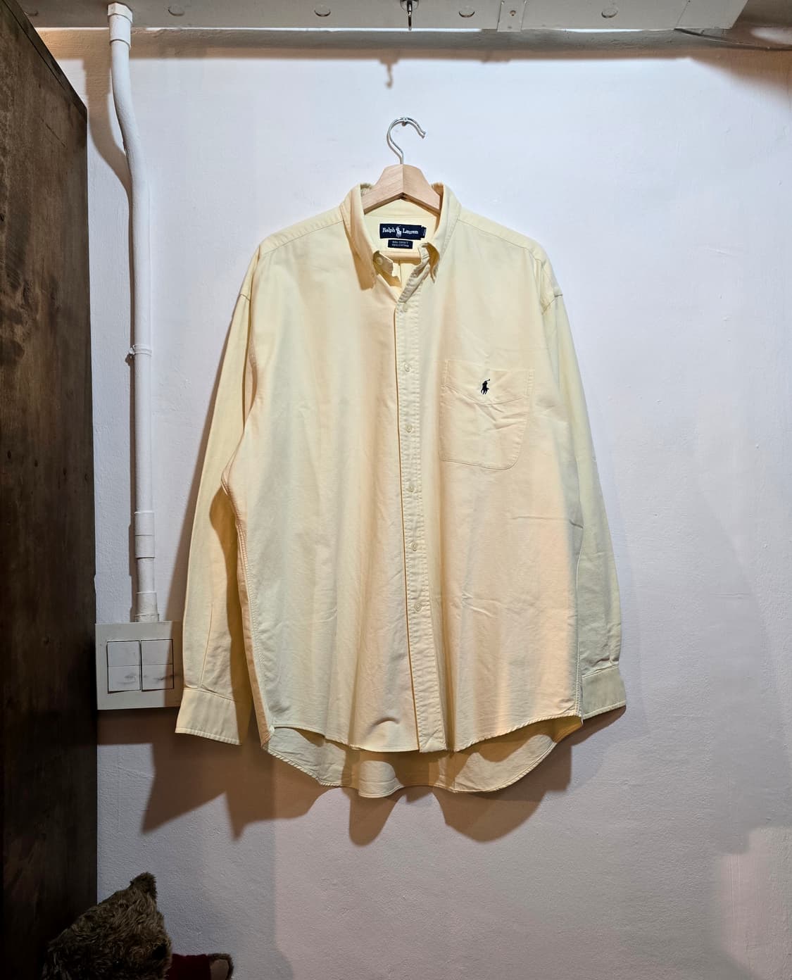 Polo BIG SHIRT 연노랑 (폴로 빅셔츠) 상품이미지1