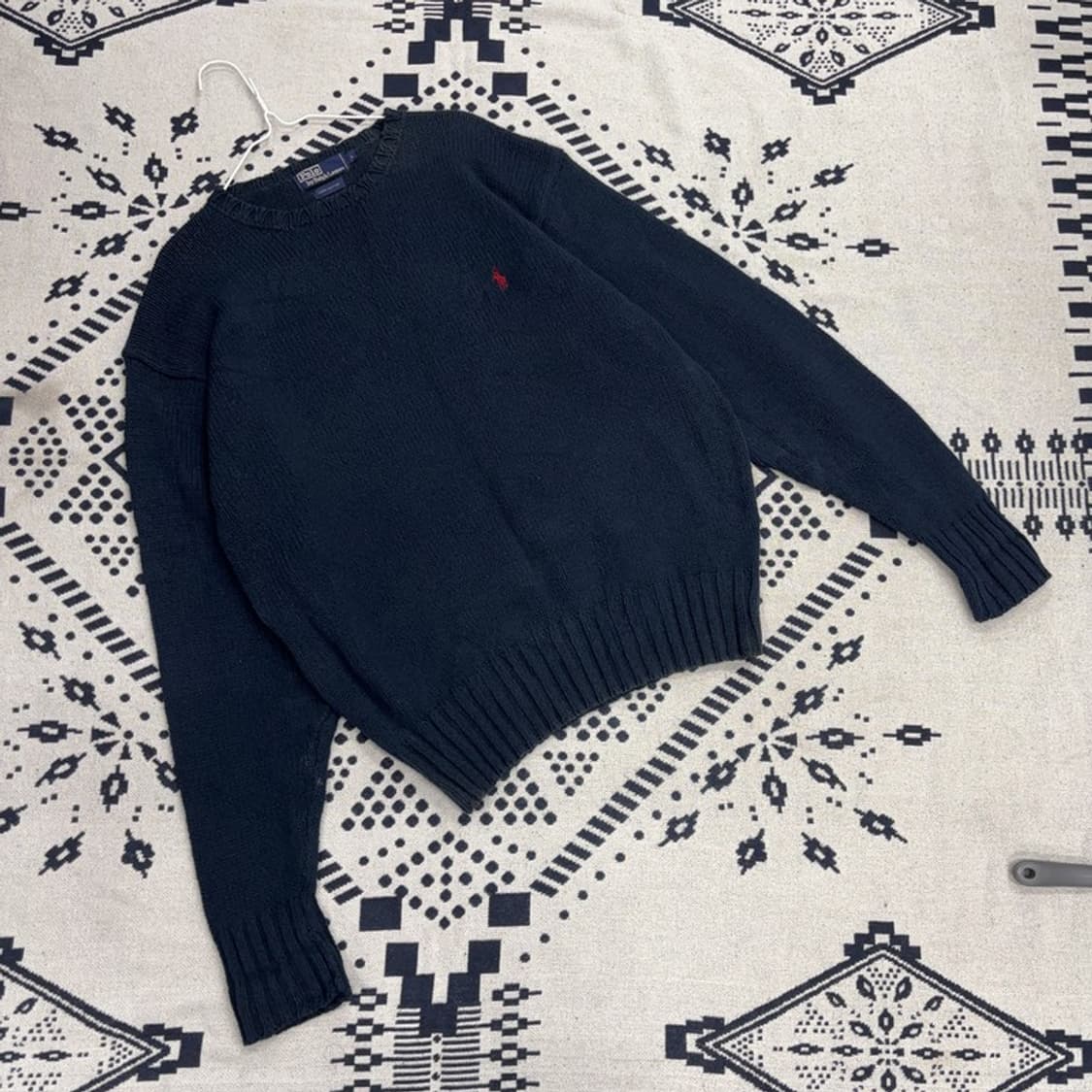 폴로 랄프로렌 자수 케이블 코튼 니트 L P00047 상품이미지1