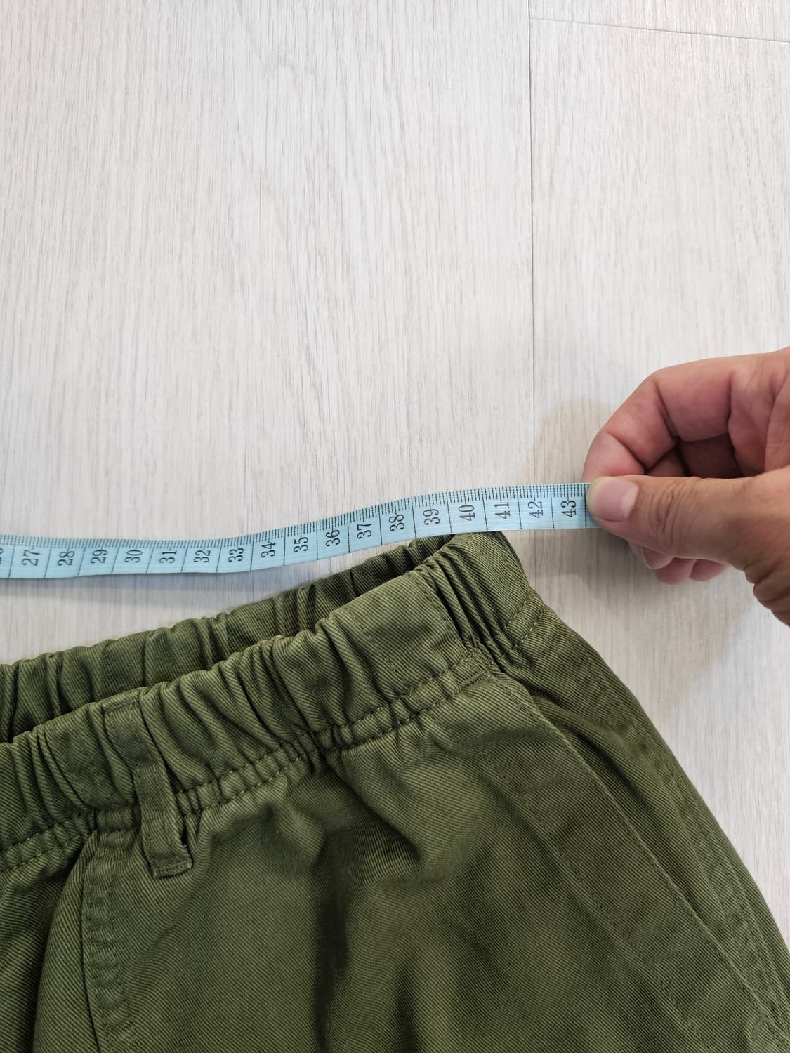 그라미치 루즈 테이퍼드 팬츠 올리브 XL 상품이미지7