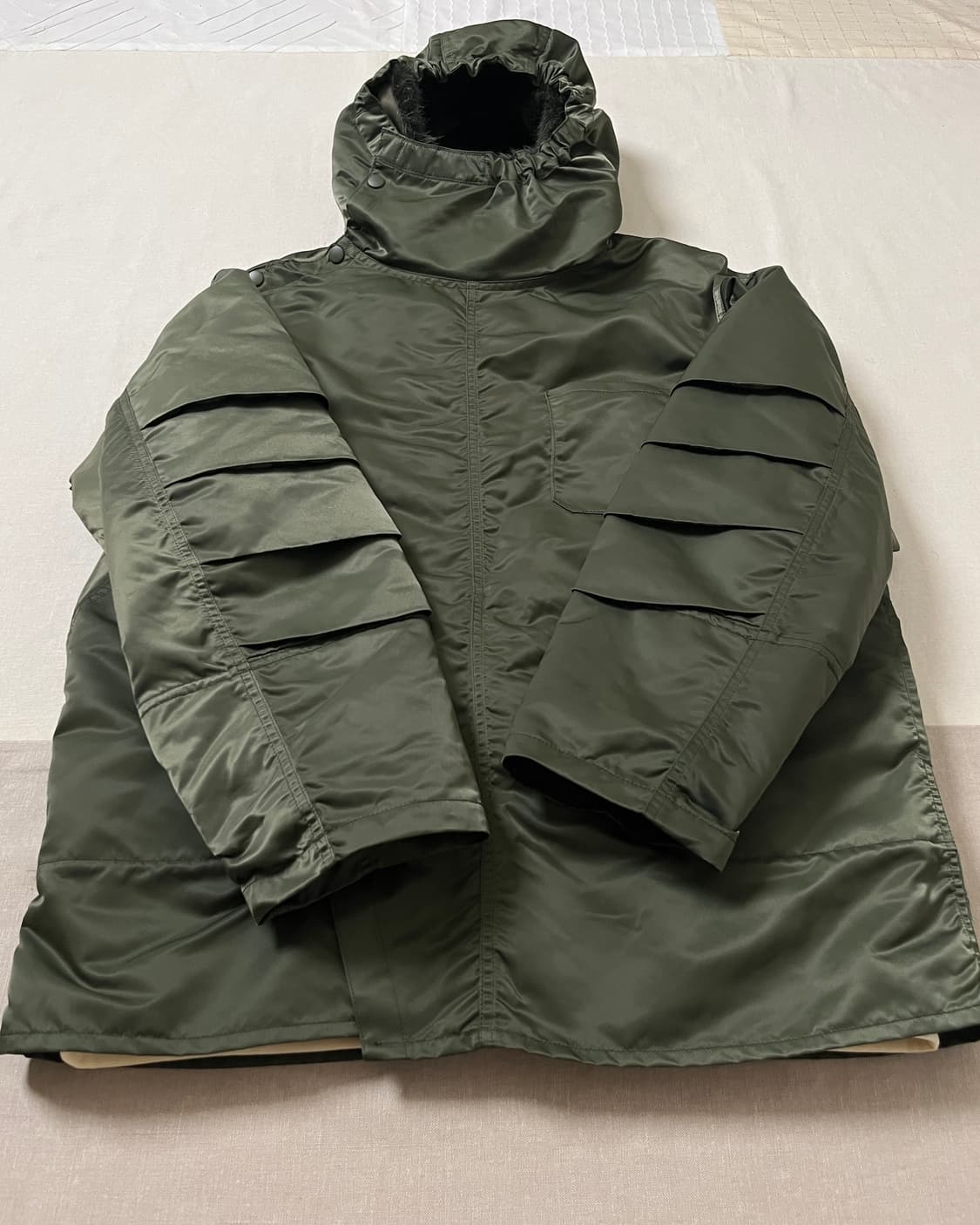 토가 비릴리스 밀리터리 파카 toga virilis 오버랩 파카 상품이미지4